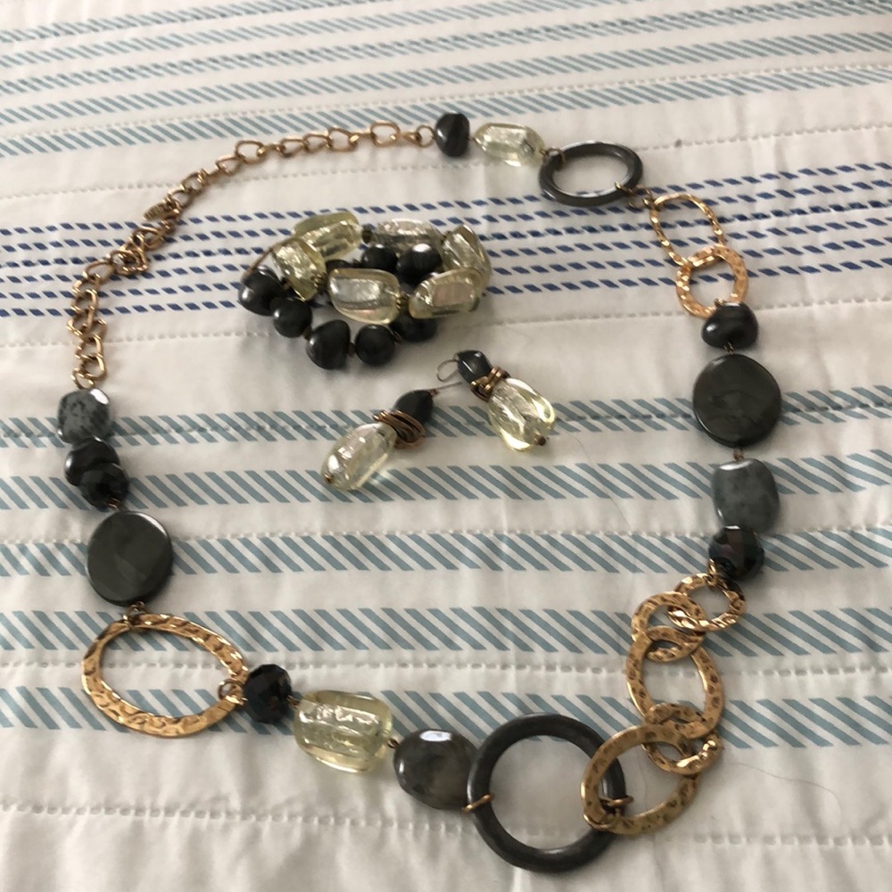 Erica Lyons Necklace Bracelet and Earrings